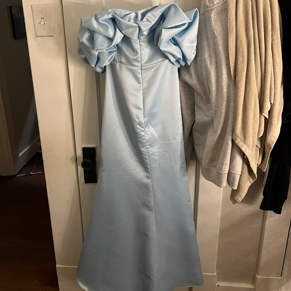 Stacees Off-the-Shoulder Ruffled Prom Dress - Picture 14 of 15